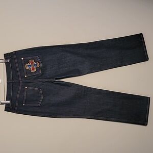 St John Dark Wash Straight leg jean Sz 10